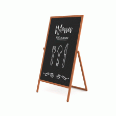 Dřevěný A-stojan Flip 68x140 cm světle hnědý