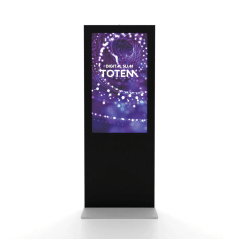 Digitální tenký totem s 50" obrazovkou Samsung a dotykovou fólií