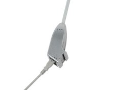 Nástěnné LED osvětlení 116 stříbrné napájecí zástrčka vzadu