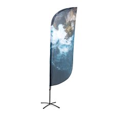 Plážová vlajka Alu Paddle Graphic 86 x 337 cm jednostranná