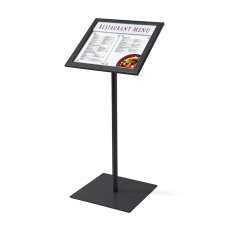 Uzamykatelný menu stojan nesvíticí 2x A4
