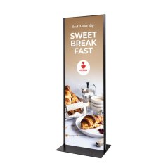 Totem Panel Plus 594x1682x3mm RAL9005 Černý