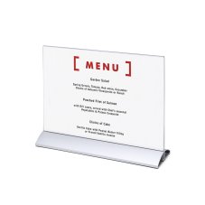 Držák menu karty na šířku A4