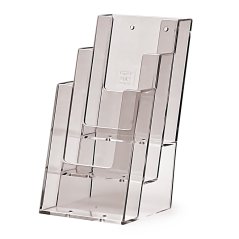 Taymar® Stojan na letáky na pult/zeď 3x 1/3 A4 na výšku