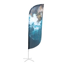 Plážová vlajka Alu Paddle Graphic ECO 89 x 240 cm