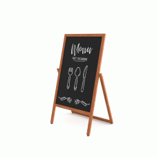 Dřevěný A-stojan Flip 55x105 cm světle hnědý