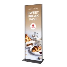 Totem Panel Plus 700x2000x3mm RAL9005 Černý